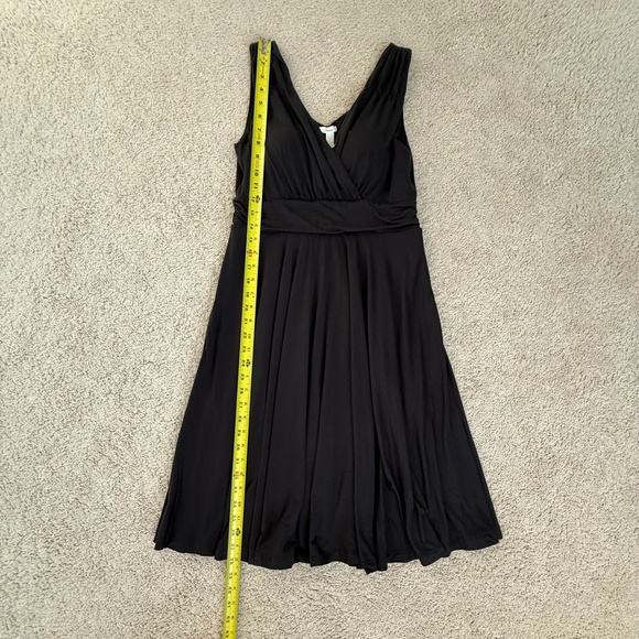 Soma Black Surplice V-Neck Sleeveless Dress Size M - Picture 6 of 8